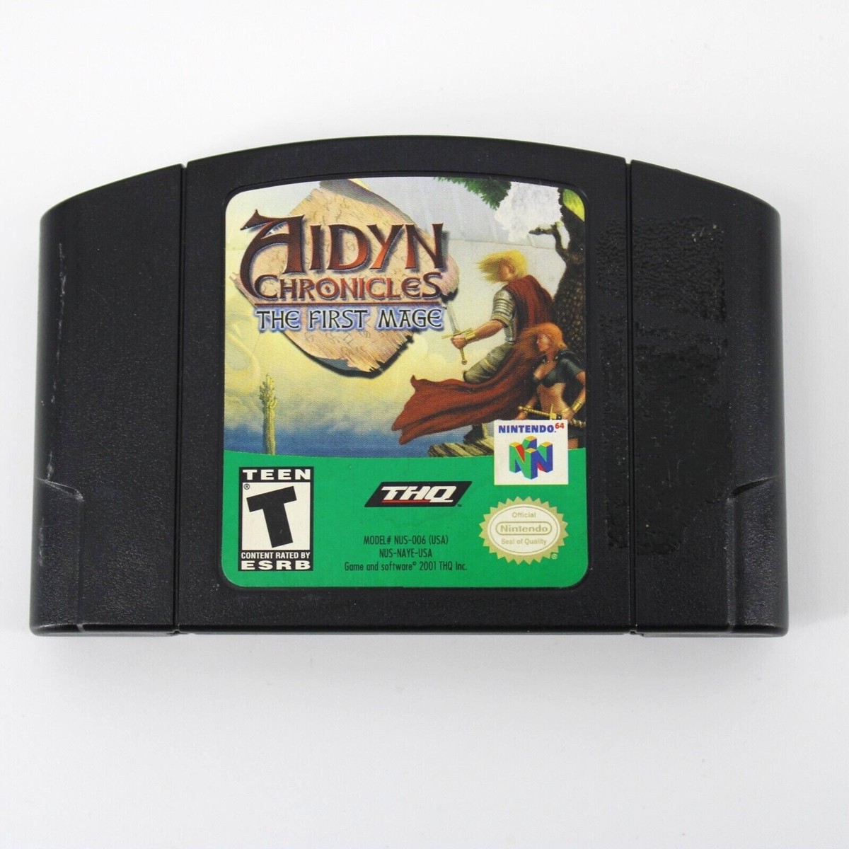 Aidyn Chronicles: The First Mage (Nintendo 64, N64) Black Game