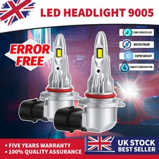 For Vauxhall Mokka Led White 6000K 9005 Main High Beam Headlight Bulbs 2012-16