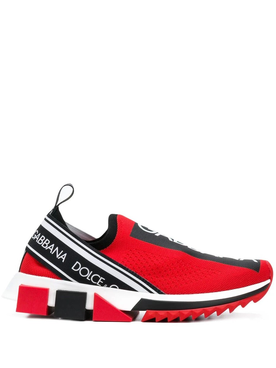 $1250 Designer Dolce & Gabbana Men's Logo Low Top Slip On