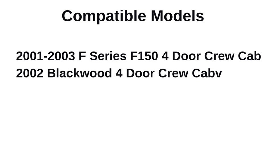 Fits 01-03 Ford F150 02 Lincoln Blackwood Crew Passenger Right Rear Door Glass Foto 2 de 3