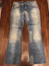 ROBERTO CAVALLI Women  s Distressed Jeans Size 30