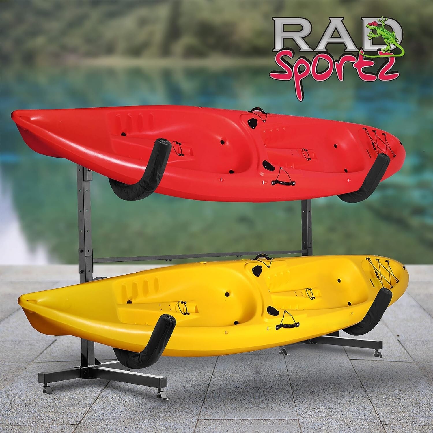 Rack Holds 2 Paddleboards &lrm;83-dt5005 Rad Sportz