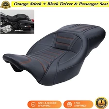 One Piece Driver&Passenger Seat For Harley Touring FLTRXSE FLHTKSE Standard FLHT