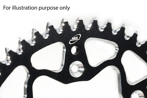 AS3 REAR SPROCKET for HUSABERG TE FE 125 250 300 350 390 450 501 52T - Picture 3 of 5