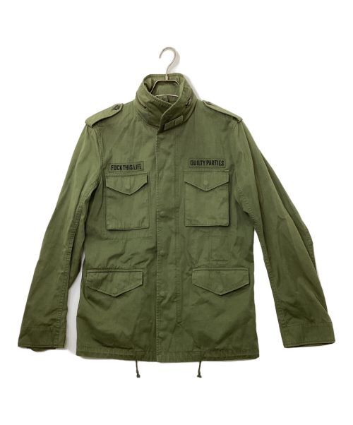Wacko Maria Inner Skull Men's Olive Military Jacket