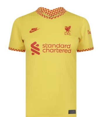 Nike FC Liverpool Femmes Extérieur Away Maillot Jaune Rouge TAILLE S, M - Photo 1/2