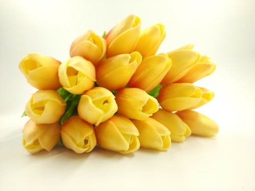 10 Artificial Tulips Flower Latex Real Touch Bridal Wedding Bouquet Home Decor - Picture 30 of 38