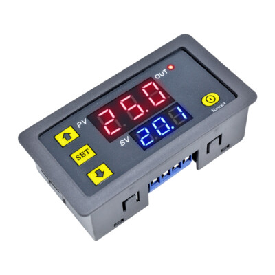 DC12V Digital LED Dual Display Cycle Timing Delay Timer Relay Module