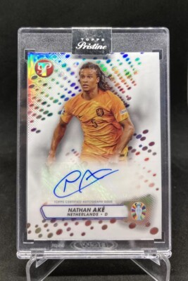2023 Topps Pristine Soccer Nathan Ake Pristine Autograph #PA-NA Netherlands