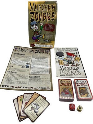 Munchkin Zombies 1st Edition / 1st Printing Steve Jackson New Complete Game
