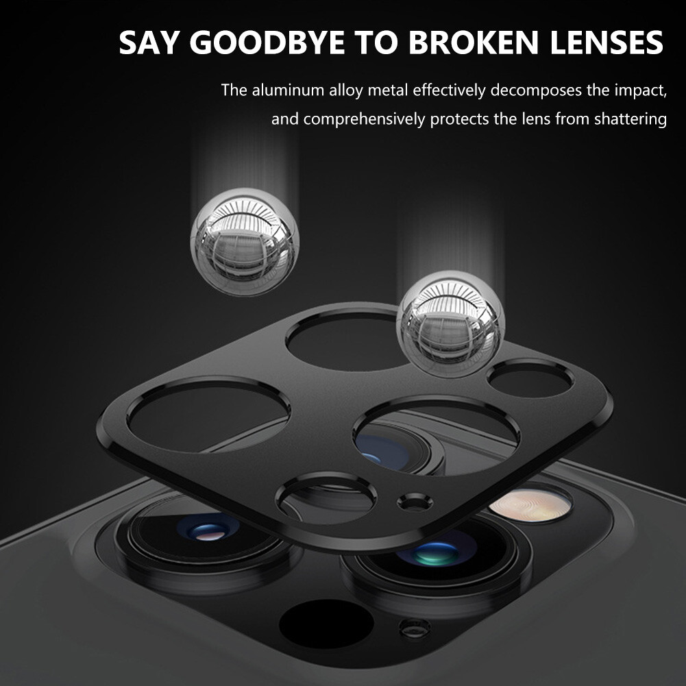3 Holes Back Camera Lens Screen Protector for iPhone 14 Pro/14 Pro Max