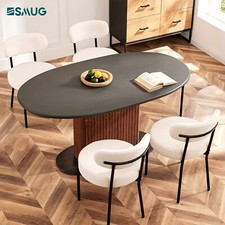 Set of 2 Dining Chairs. Boucle upholstery For living room.