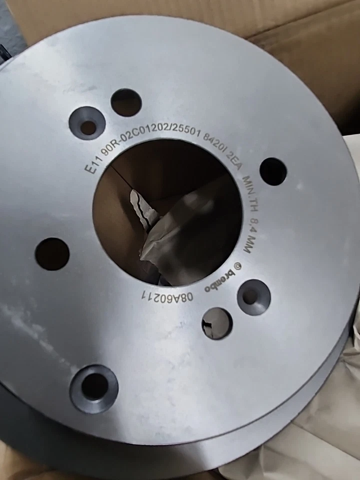 2x BREMBO REAR Brake Discs for HYUNDAI & KIA RIO GETZ Accent III i20 262MM - Image 4 of 4