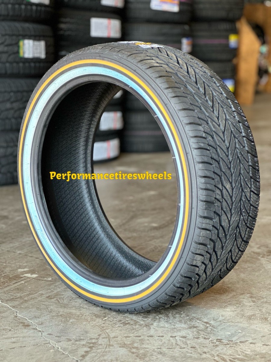 245/40-20 99V XL Vogue Custom Built Radial VIII GOLD WHITE