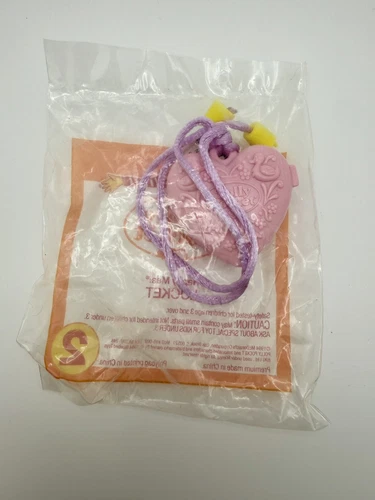 POLLY POCKET LOCKET NECKLACE Mattel For McDonald's HAPPY MEAL 1994 NEW RARE