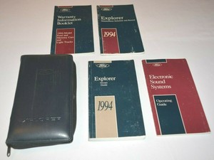 1994 Ford Explorer Owners Manual Guide Book Set With Case Oem Ebay