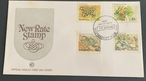Australian FDC WCS 1982 New Rate Stamp