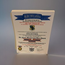 U.S. AIR FORCE / 25TH AIR FORCE - AIR FORCE MERITORIOUS UNIT AWARD CERTIFICATE