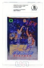 Stephen Curry GSW Signed Auto Orrett's x Volcy Strachan Trading Card BAS Auth