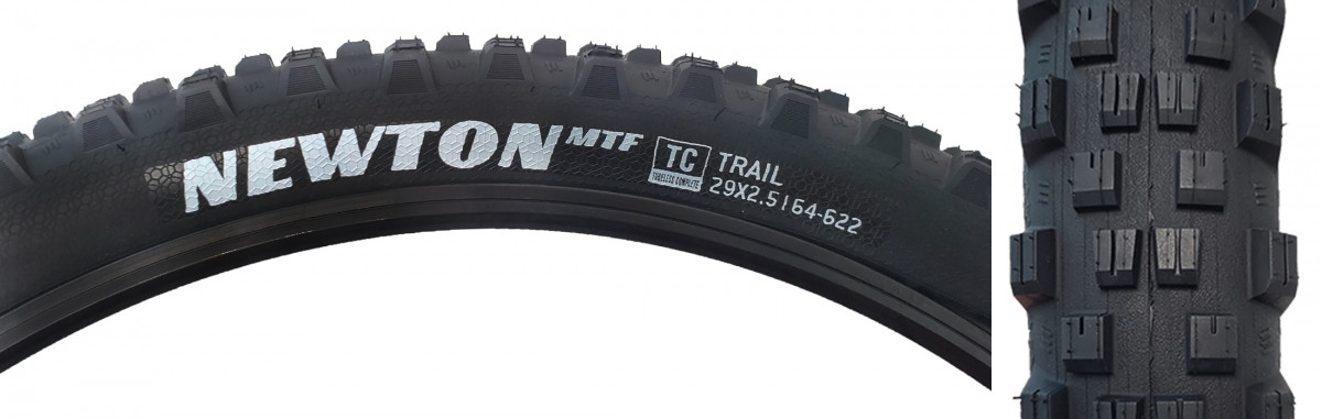 Шина Goodyear Newton MTF 29 x 2,5 Бескамерная складная черная для шоссейного велосипеда MTB
