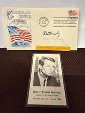 Robert F Kennedy & Ethel Kennedy signed/autographed first day cover