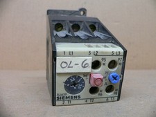 Siemens 3Ua59 13-1E2,5-4A Contactor Overload Relay - Used