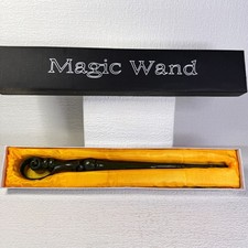 14" Green Wizard Magic Wand - Resin Cosplay Prop for Witches  Wizards - Fantasy