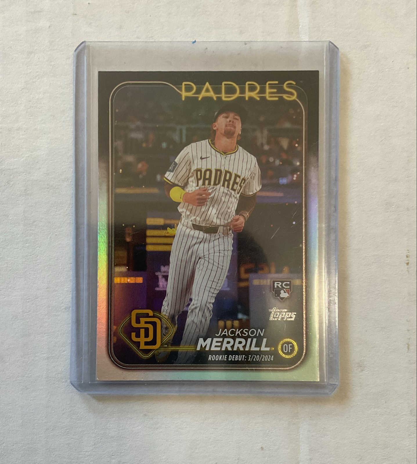 2024 Topps Update Series - Rookie Debut Jackson Merrill #US169 Rainbow Foil (RC)