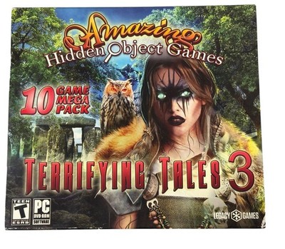 Terrifying Tales 3 Amazing Hidden Objects 10-Pack PC Computer DVD-ROM Video Game