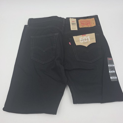 Levis 501 Original Fit Jeans Straight Leg Button Fly 100% Cotton 34x30 - Picture 6 of 7