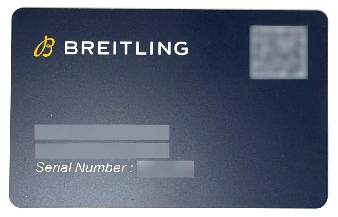 Breitling International Warranty Authentic Premier B01 Chronograph 42 3302522