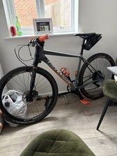 Cannondale Gravel Bike 700C Grey/Orange S Drop Bar Disc Derailleur Bottle Cage