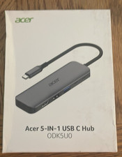 Acer USB C Hub, 5-in-1 USBC to HDMI Adapter with 4K 60Hz for Laptop/Mac