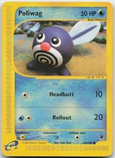 Poliwag 125/165 Common Expedition Base Set Pokemon LP on eBay