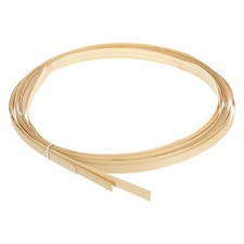 3 Rolls Bamboo Strips for Braiding, 0.39"x10ft for Baskets 0.6mm Thickness