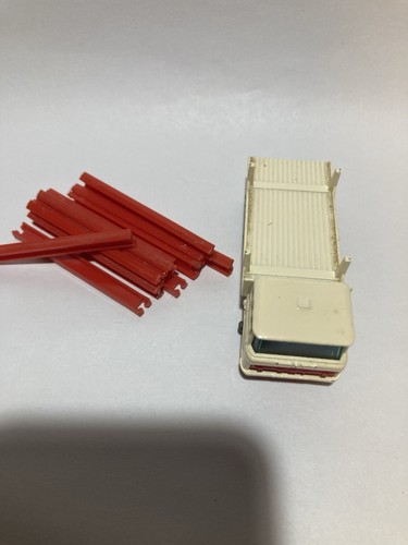 VTG LESNEY ENGLAND DIECAST 1970 #58 DAF GIRDER TRUCK WHITE - Picture 7 of 9