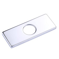 6 Inch Faucet Hole Cover, Chrome Escutcheon Faucet Plate for Bathroom Sink 1 ...