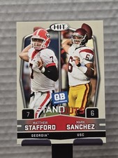 2009 MATTHEW STAFFORD-MARK SANCHEZ SAGE Hit Stand Outs #52 (RC)! MINT CONDITION!
