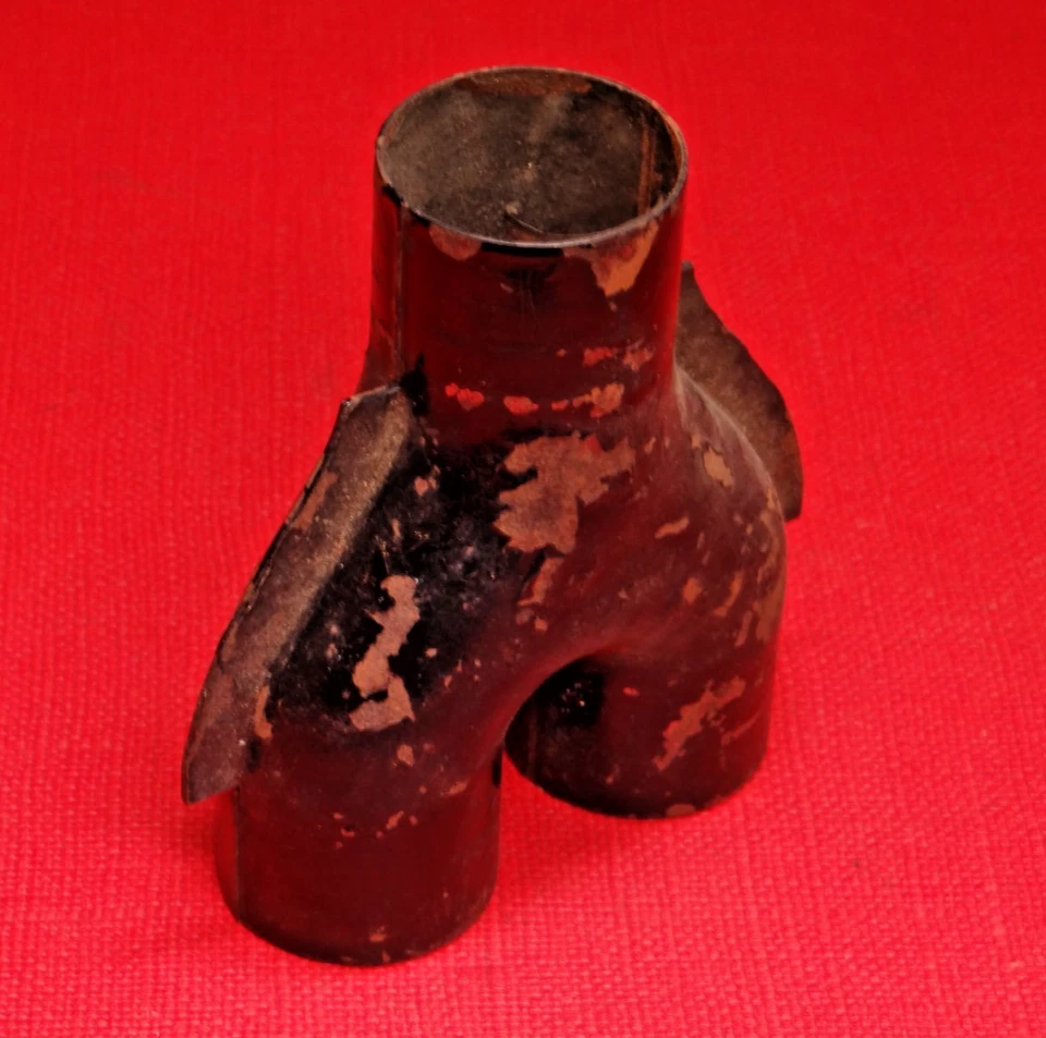 TRIUMPH TR250 TR6 Calentador Descongelador Tablero Tubo de Aire Conector de 3 Vías Y # 622138 Foto 3 de 4