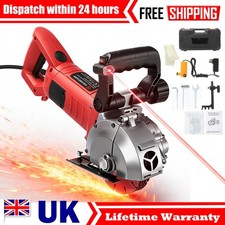 4200W Electric Wall Chaser Groove Machine w/ Water Pump & Laser Slotting Machine