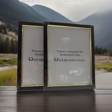 8.5x11 Photo, Document, Certificate, Frame-for Wall Or  Table-Gold/Black-2 Pack