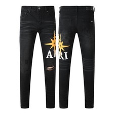 Jeans AMIRIS marchi moda patch riparazione vita bassa skinny denim pantaloni