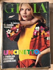 Rivista Magazine GIOIA 1972 Nr. 19 Uncinetto, favolosi centrini americani