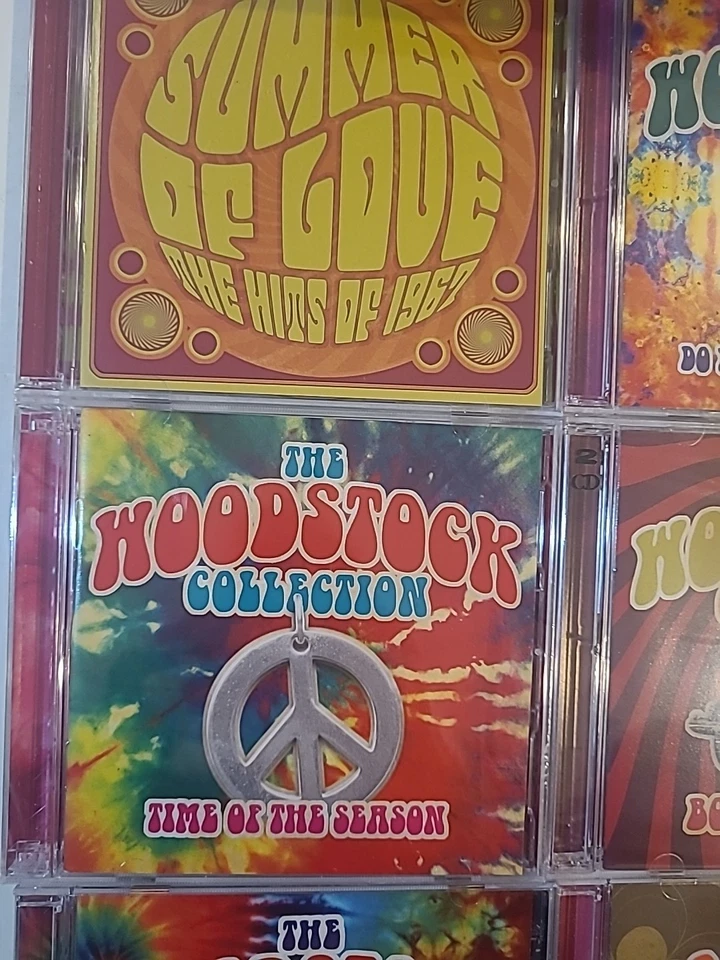 Woodstock Time Life Collection 10 CDs 1967 4 Out Of 6 Cds Sealed Foto 4 de 4