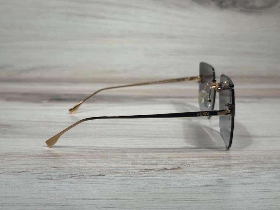 Gafas de sol Fendi First cuadradas doradas con lentes grises 4082 - ¡Envío ahora! Foto 4 de 4