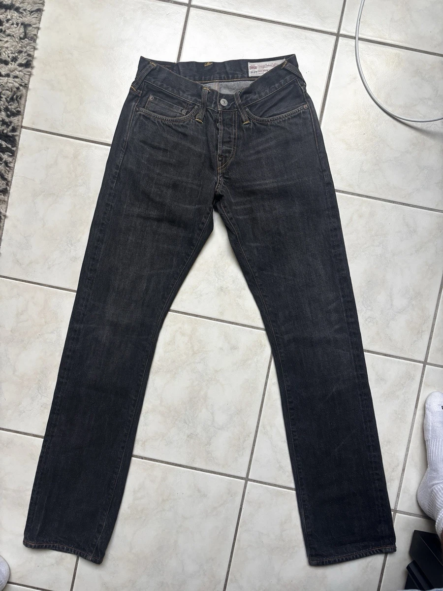 EVISU Black Jeans for Men for sale | eBay