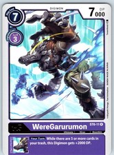 WereGarurumon Rare Starter Deck 06: Venomous Violet Normal ST6-11 R NM