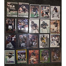 Chicago Bears Football Card Lot Walter Payton Brian Urlacher Mike Singletary 20