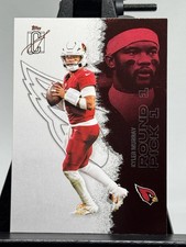 Topps Kyler Murray Rookie Arizona Cardinals Round 1 Pick 1 Football Card. rookie card picture