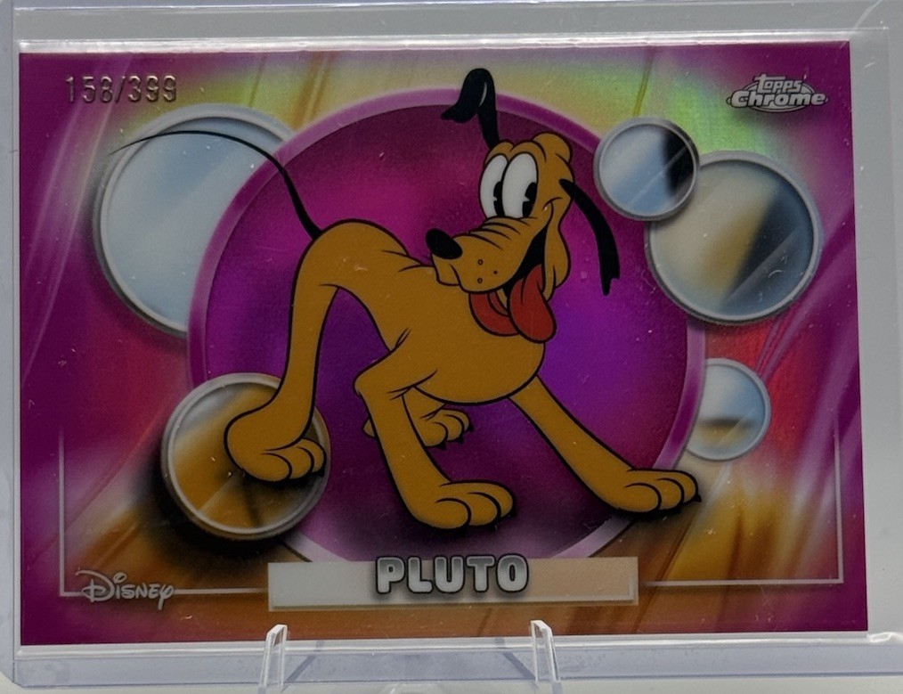 2026 Topps Chrome Disney - Pluto #53 Magenta Refractor #/399